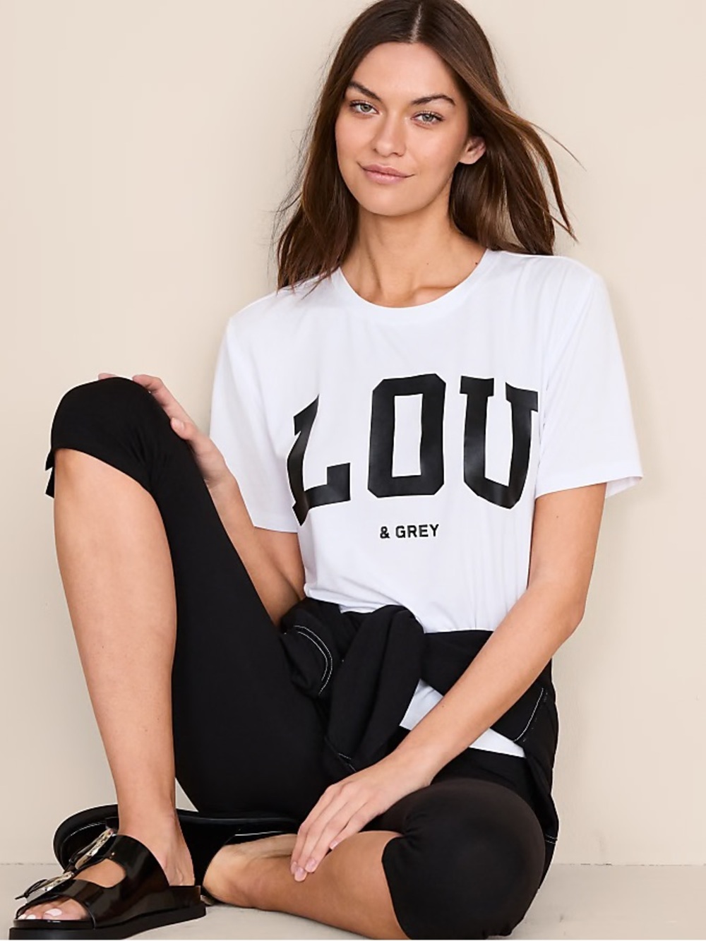 Loft Lou & Grey Essential Modal Tee Size S NWT